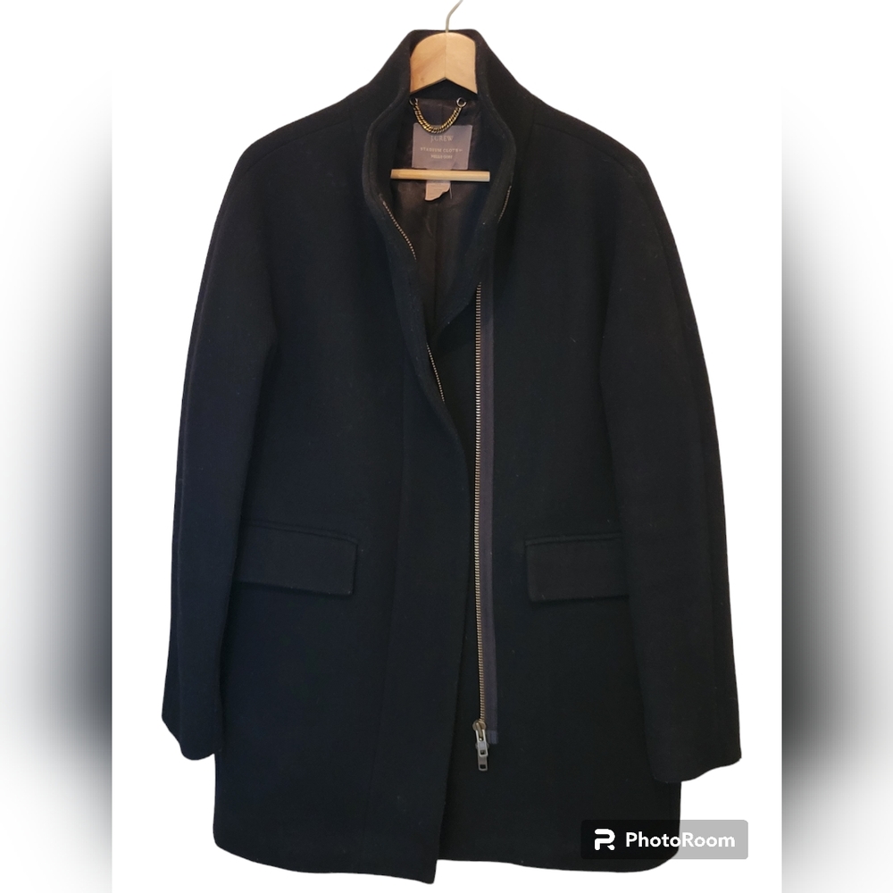J. Crew Women's Stadium Cloth Wool Blend Coat Size 6